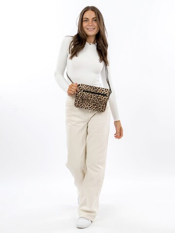 Borsa a spalla ' E&N Emma ' di Emily & Noah in marrone: frontale
