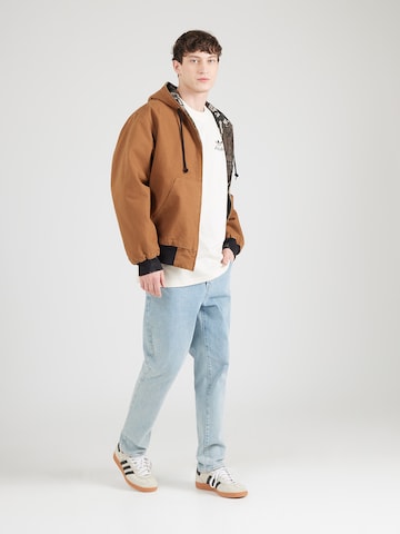 Tricou 'RECORD' de la ADIDAS ORIGINALS pe alb