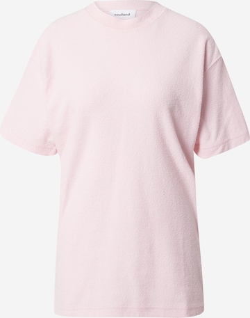 Soulland T-shirt 'Kai' i rosa: framsida