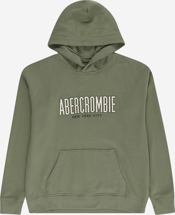 Abercrombie & Fitch Mikina – zelená: přední strana