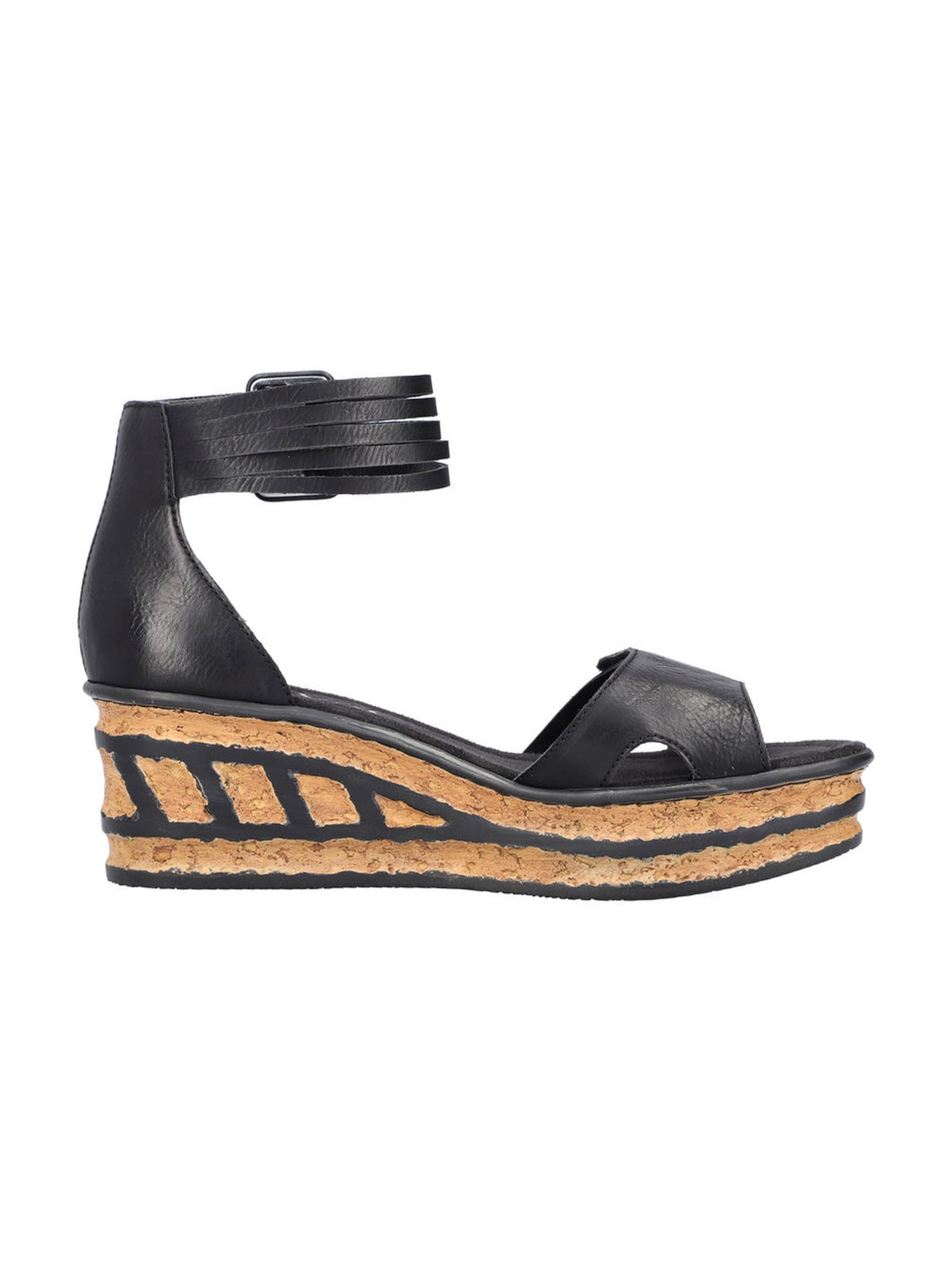 Rieker Sandály – černá