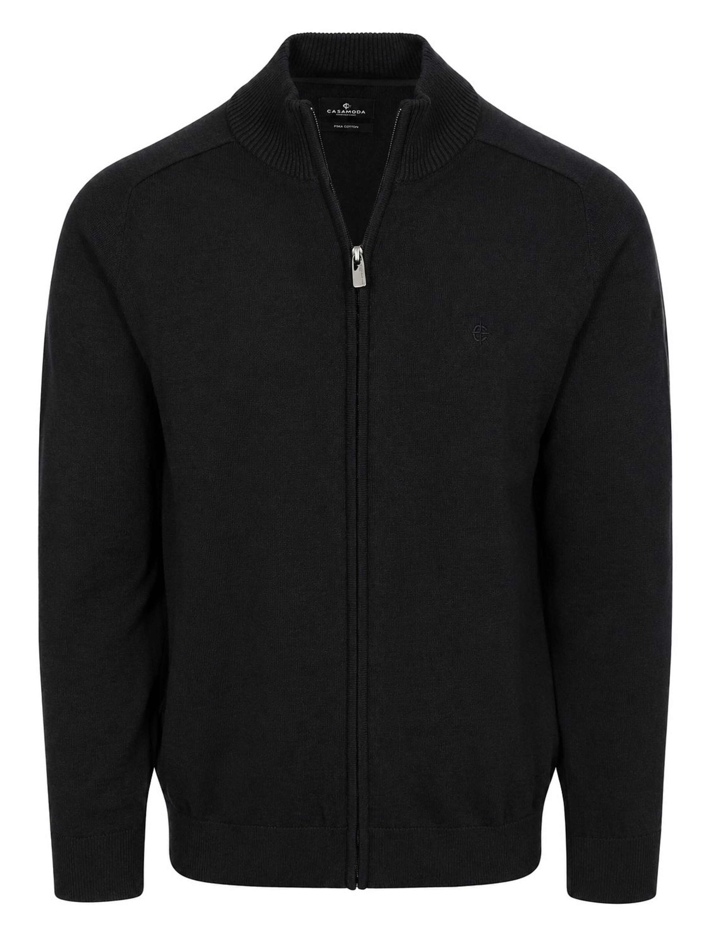 Vestes en maille CASA MODA en noir : devant