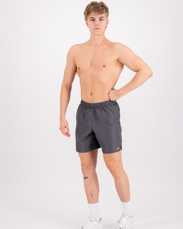 Nike Swim Athletic Swim Trunks in Grey