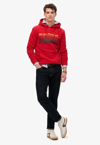 Superdry Sweatshirt in Red