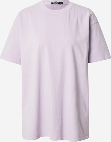 Nasty Gal - Camisa 'Cosmo Celestial' em roxo: frente