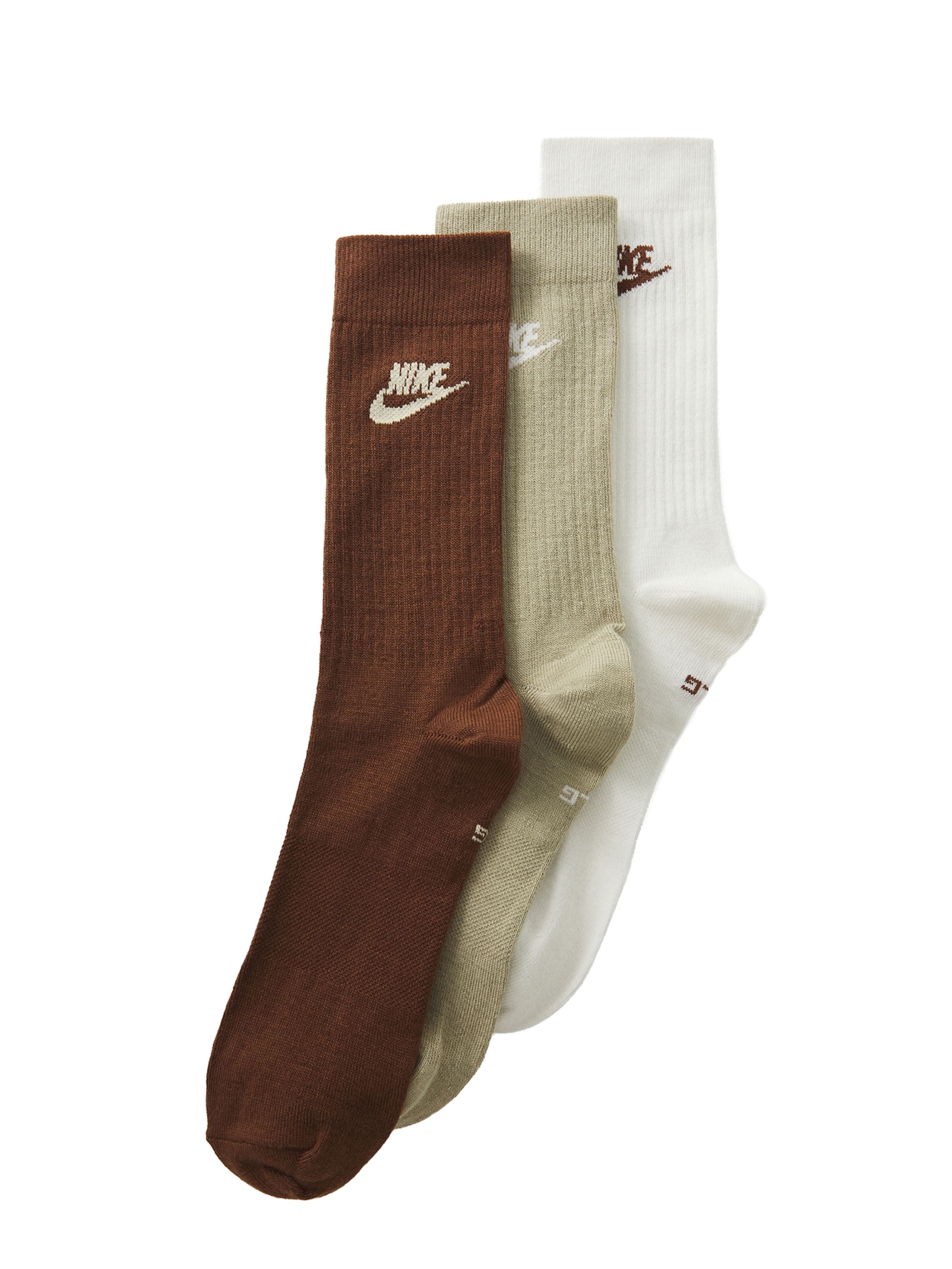 Nike Sportswear Normalny krój Skarpety 'Everyday Essential' w kolorze beżowy: przód