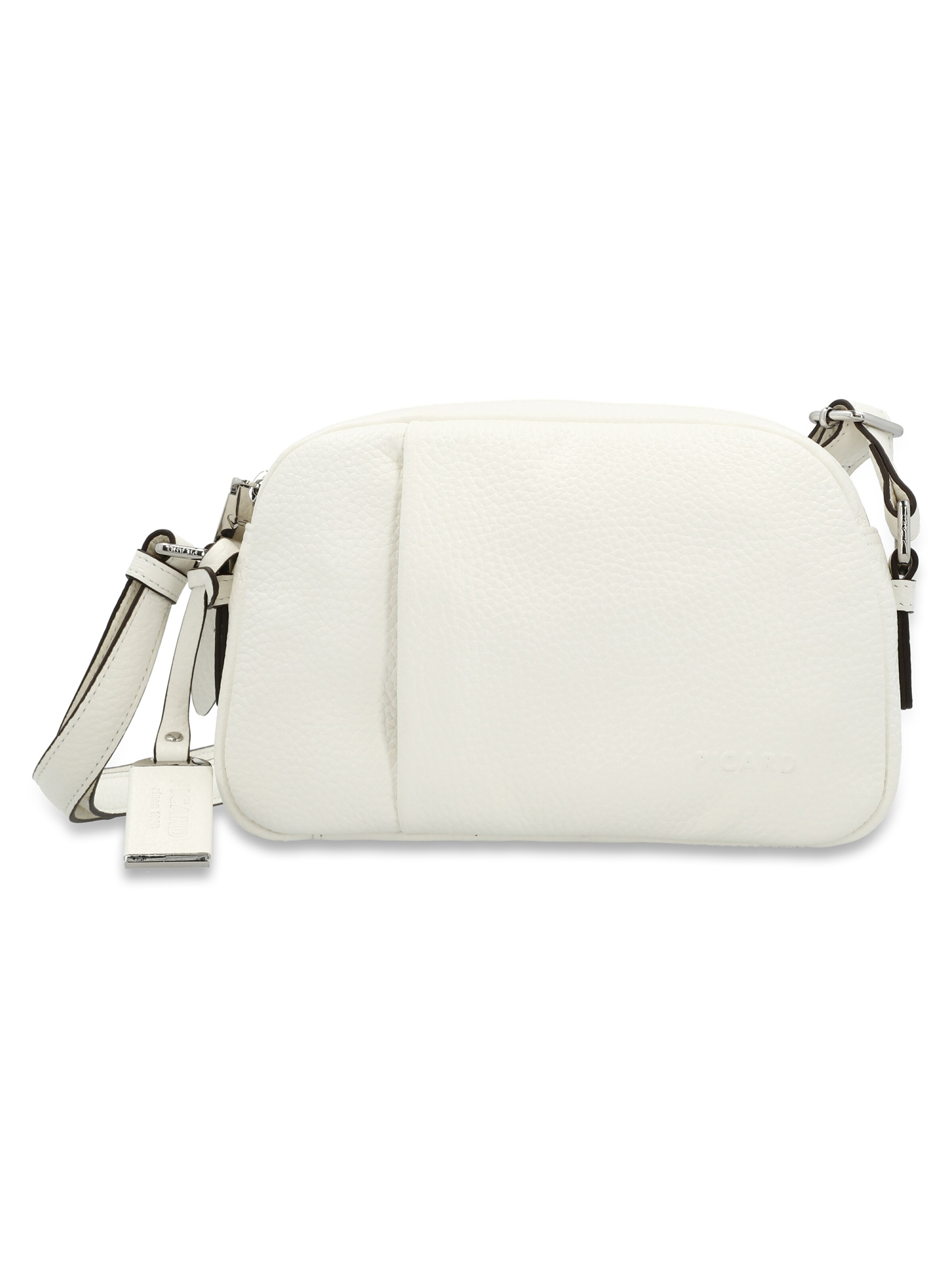 Picard Schultertasche 'Pure' in Weiß: Vorderseite