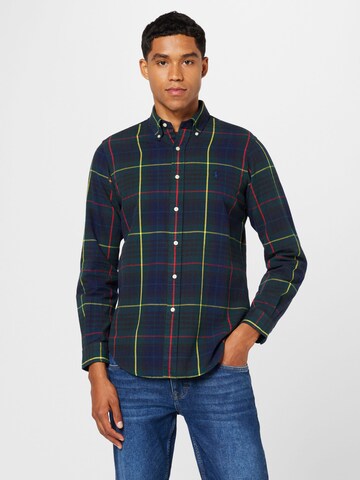 Polo Ralph Lauren Comfort fit Button Up Shirt in Green: front