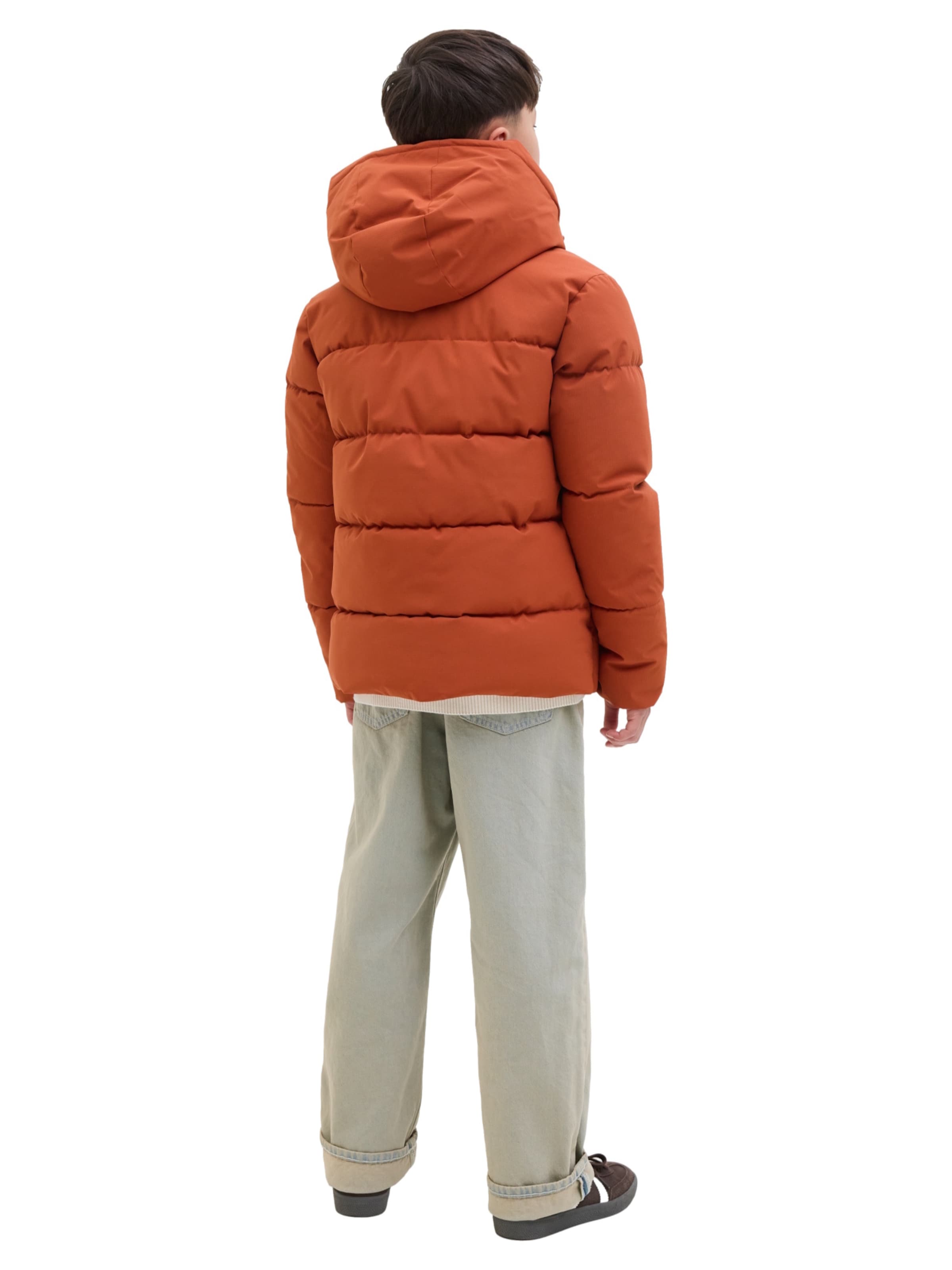Veste d’hiver 'Global' Jack & Jones Junior en rouge
