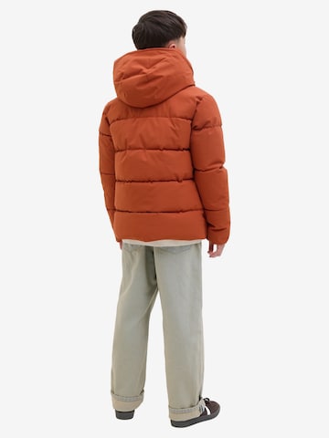 Veste d’hiver 'Global' Jack & Jones Junior en rouge