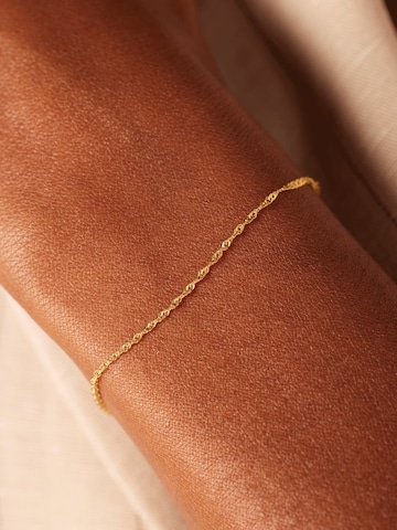 Lucardi Armband 'Klassisch' in Gold: Vorderseite