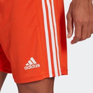 ADIDAS SPORTSWEAR Regular Workout Pants 'Squadra 21' in Orange