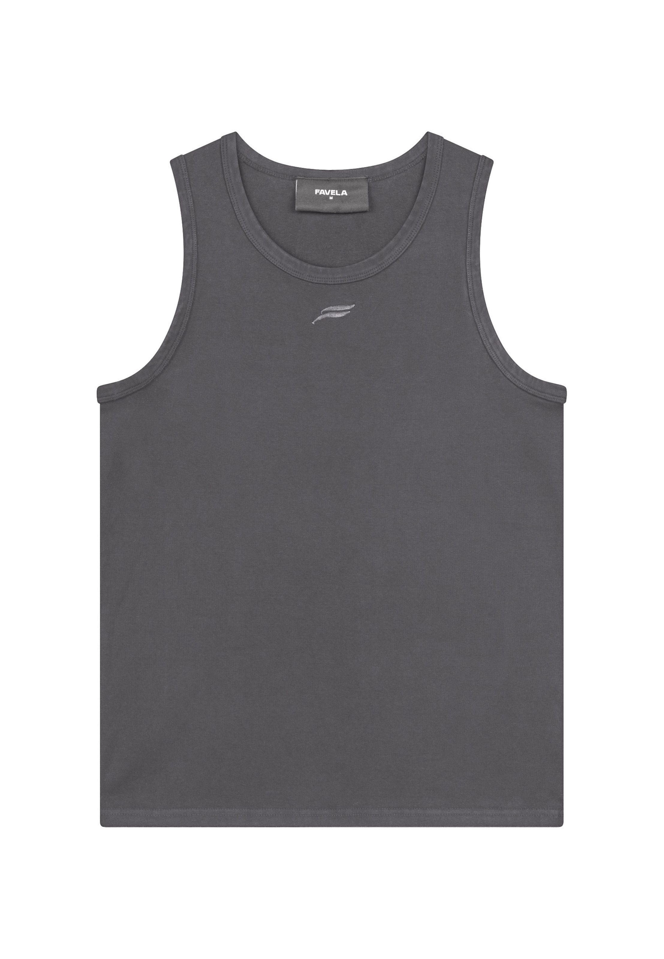 FAVELA Top in Grau: Vorderseite