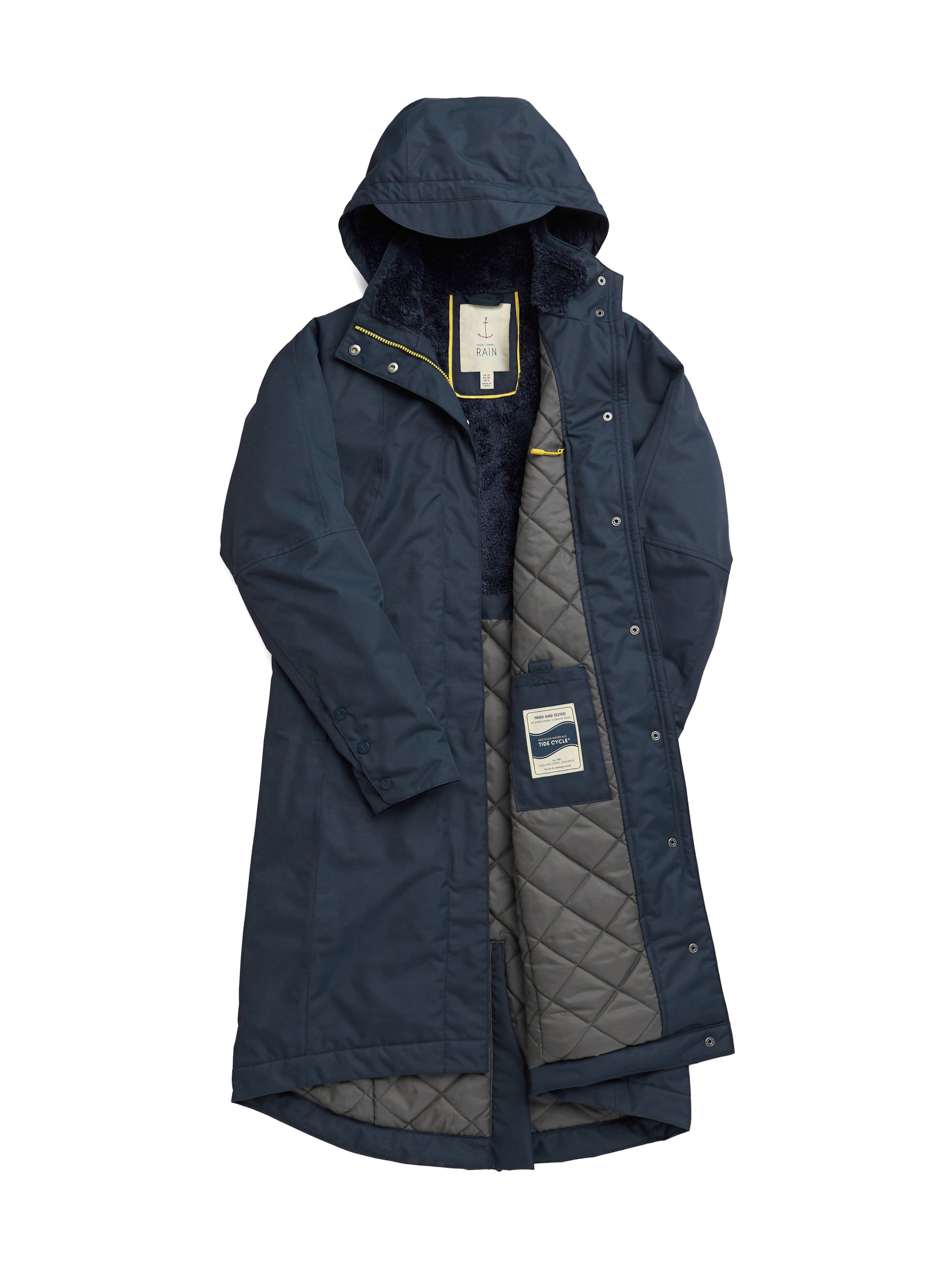 Cappotto funzionale 'Janelle' di Seasalt Cornwall in blu: frontale