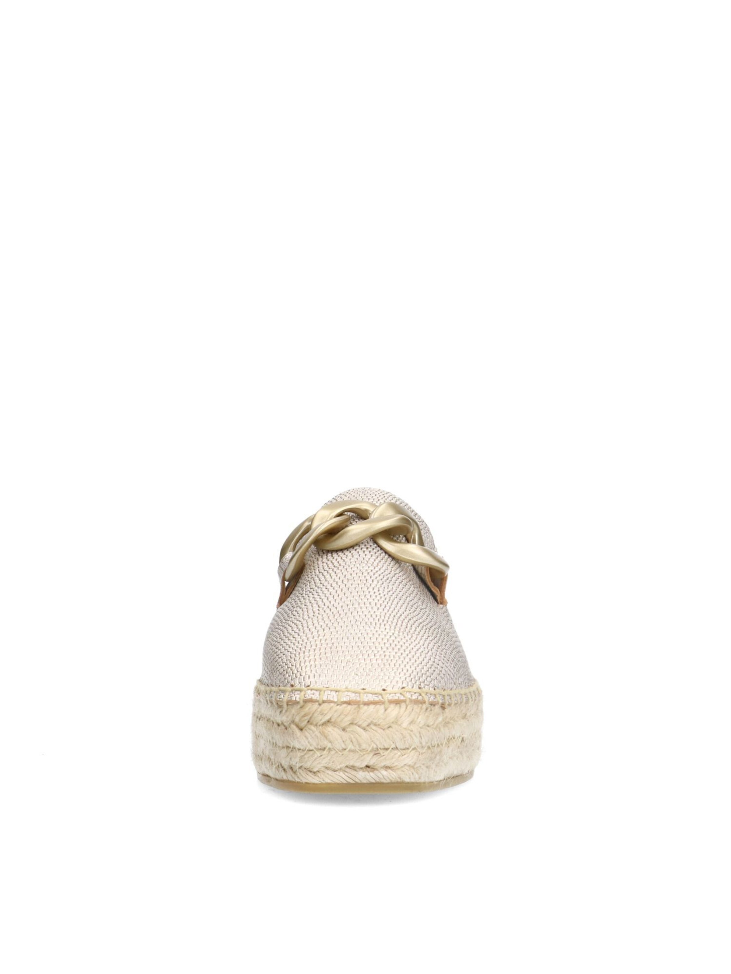 MANFIELD Espadrilles in Gold