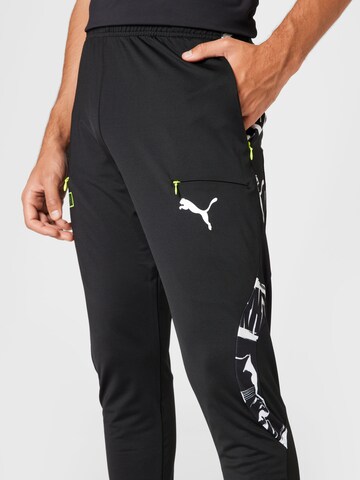 PUMA Tapered Workout Pants in Black