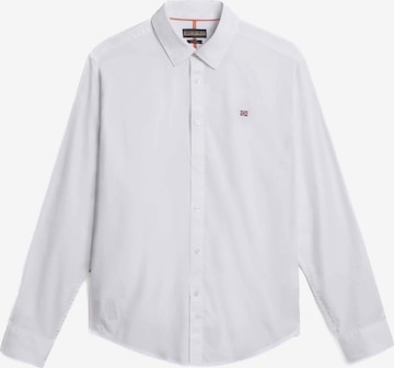 NAPAPIJRI Regular fit Button Up Shirt 'G-Graie 1' in White: front