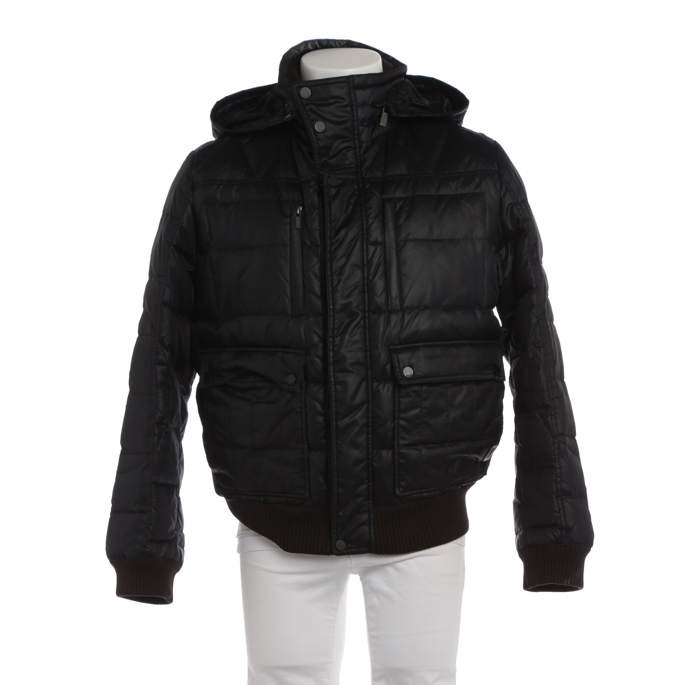 HUGO Winterjacke / Wintermantel S in Blau: Vorderseite