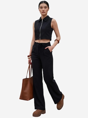 Pantalons de tailleur My fashion en noir