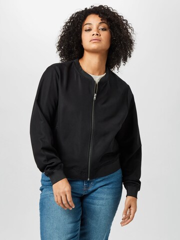 Urban Classics Between-season jacket in Black: front