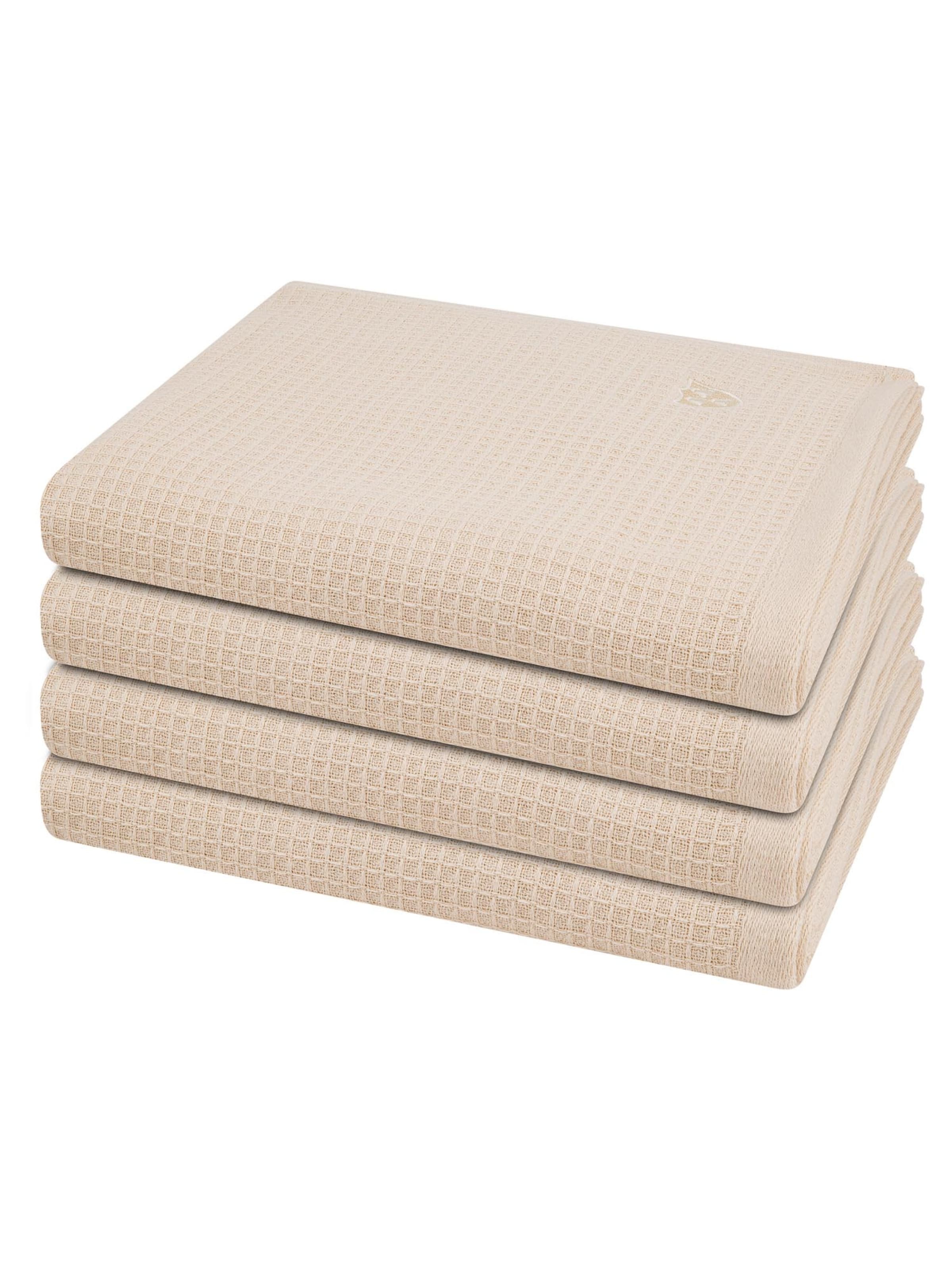 ROSS Towel 'Pique' in Beige: front