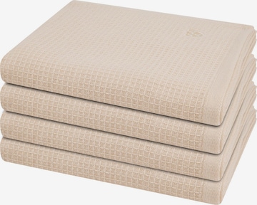 ROSS Towel 'Pique' in Beige: front
