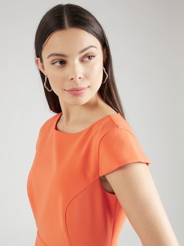 COMMA Εφαρμοστό φόρεμα σε πορτοκαλί