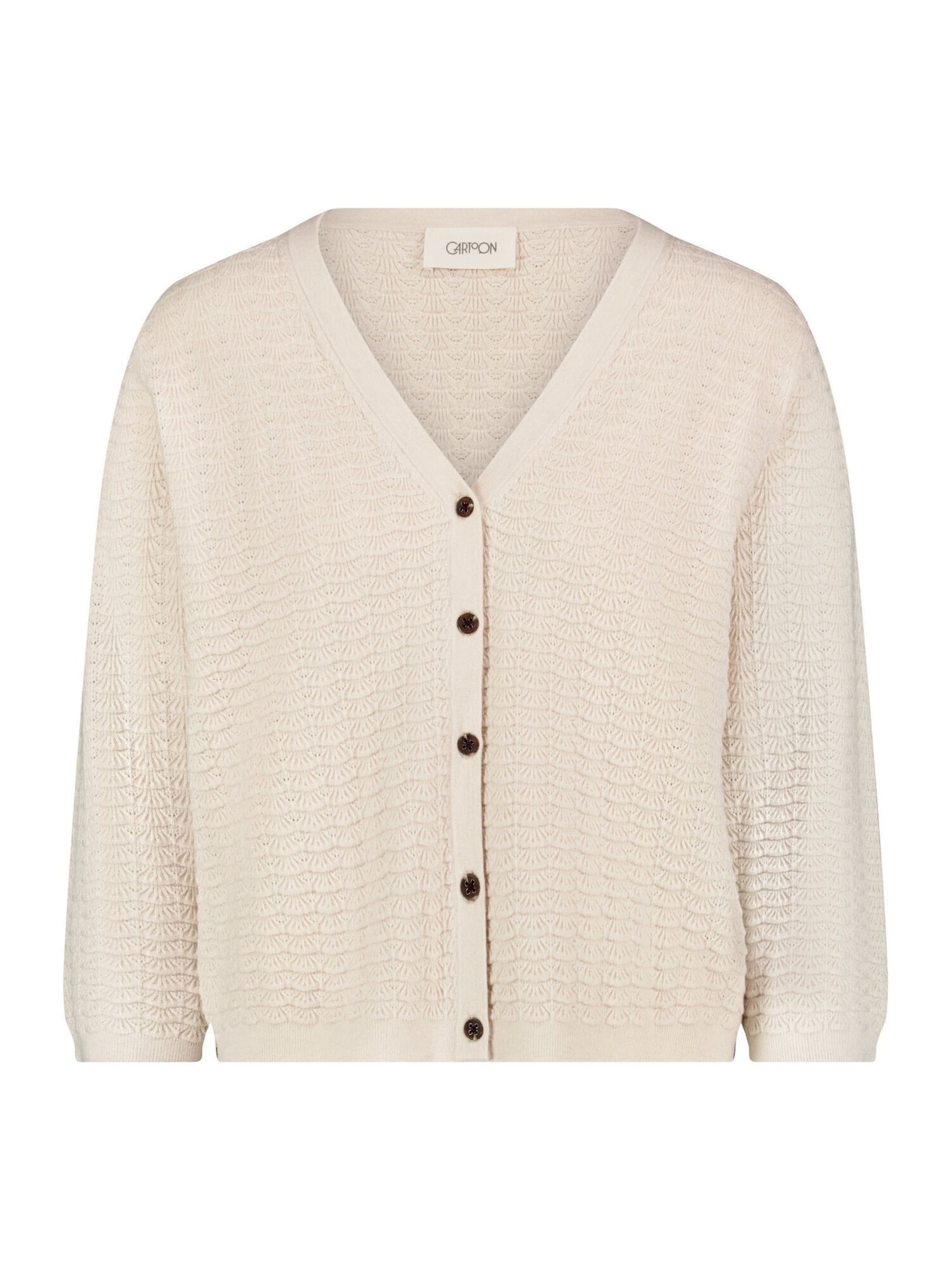 Cardigan Cartoon en beige : devant