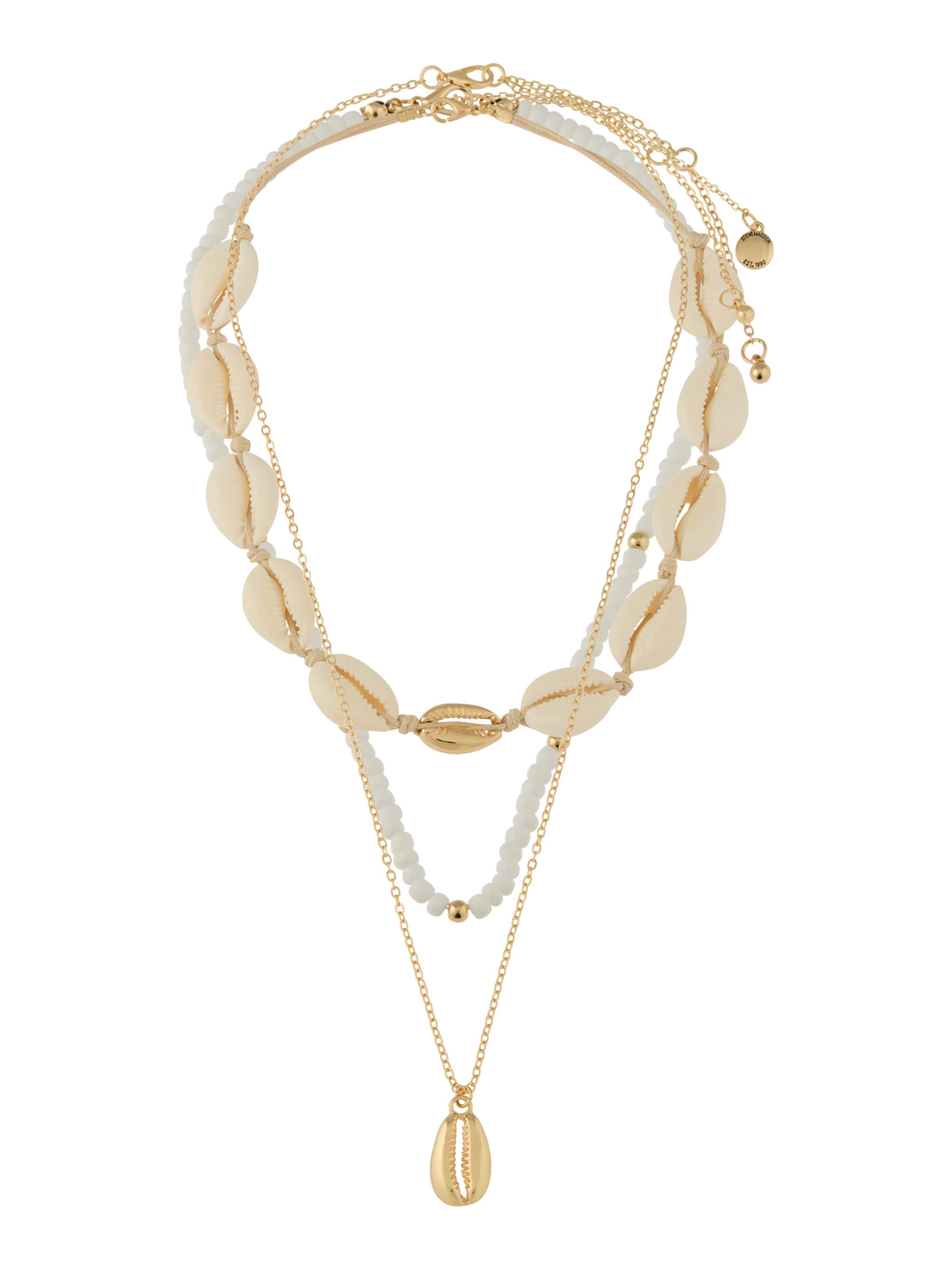 STEVE MADDEN - Colar em branco: frente