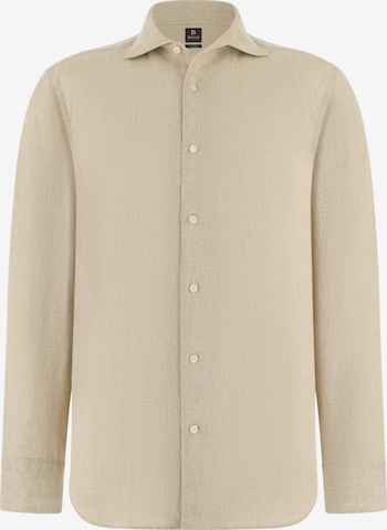 Boggi Milano Hemd in Beige: Vorderseite