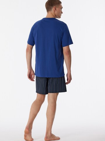 SCHIESSER - Pijama corto ' Comfort Nightwear ' en azul