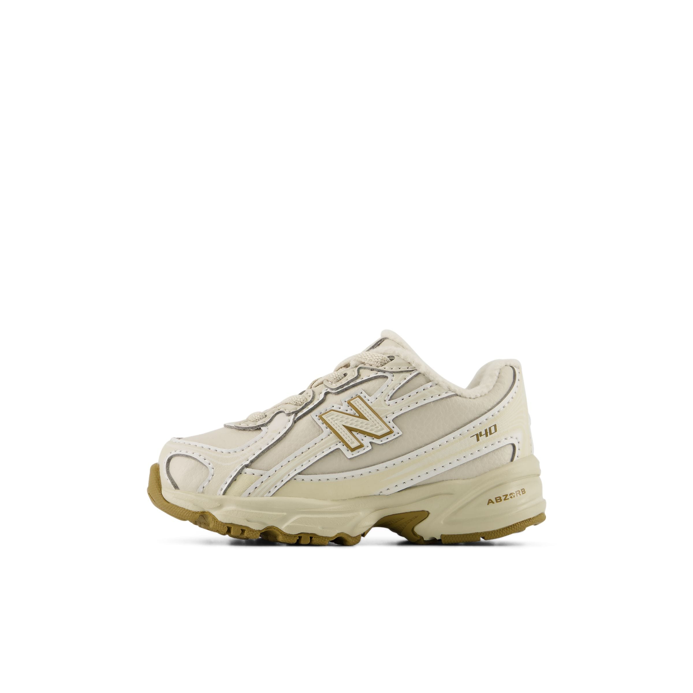 new balance Sneakers '740 Bungee Lace' in Beige: voorkant
