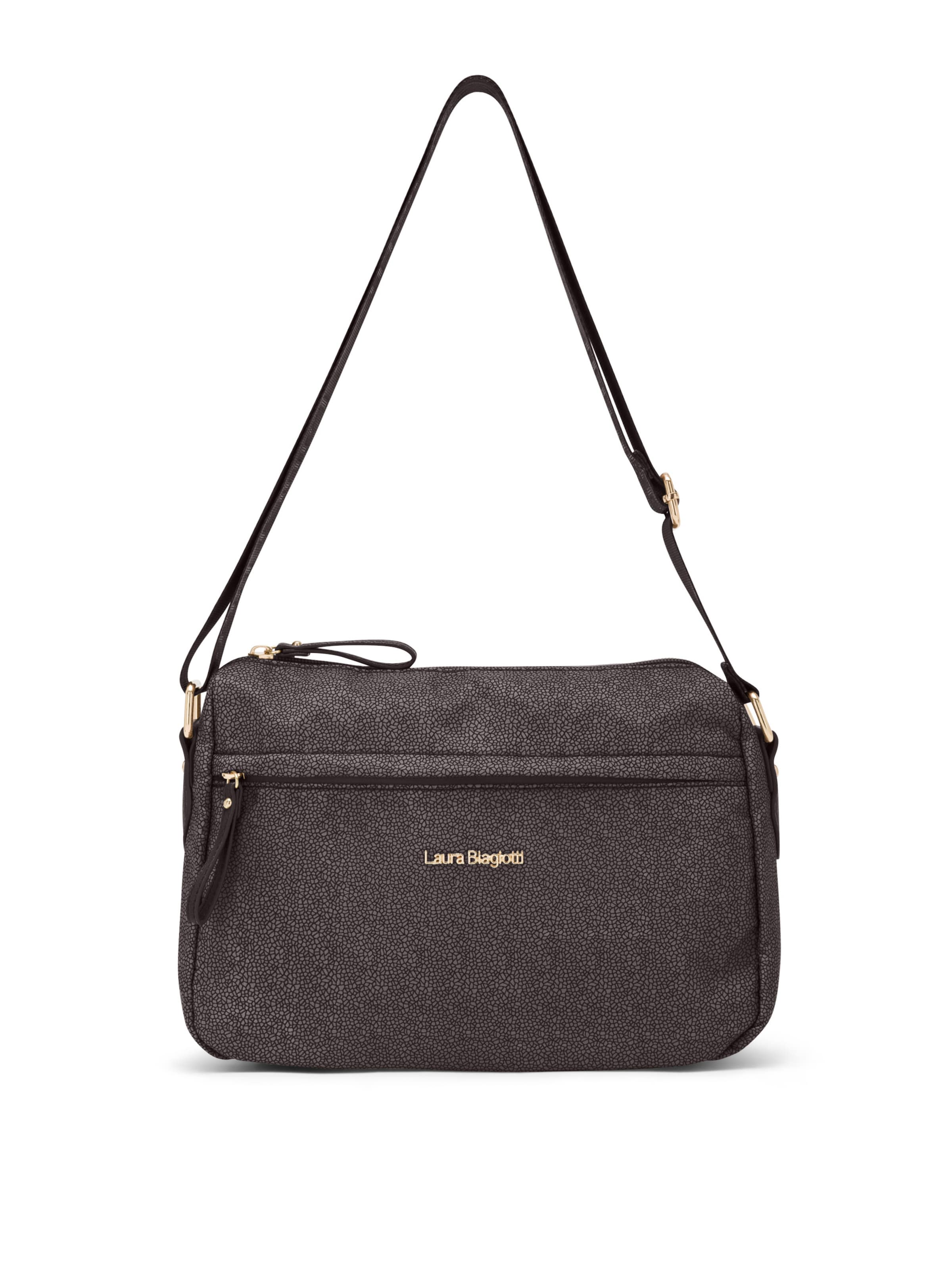 Borsa a tracolla 'Lorde 11' di Laura Biagiotti in marrone: frontale