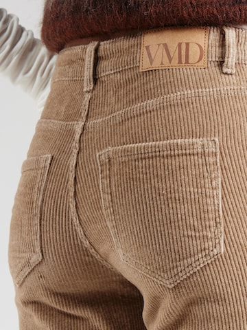 VERO MODA Flared Pants 'VMFLASH' in Brown