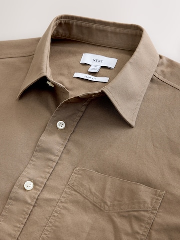 pelēks Next Slim fit Krekls