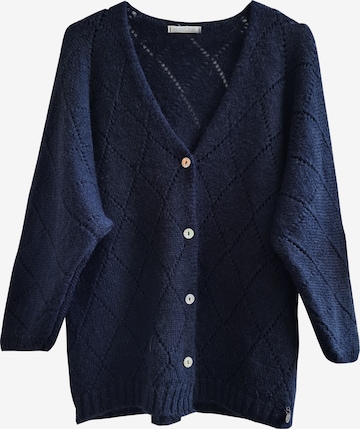 Heimatliebe Knit Cardigan in Blue: front