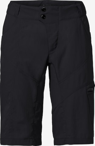 VAUDE Regular Workout Pants 'Tamaro II' in Black: front