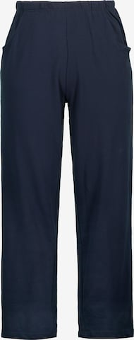 Pantalon Ulla Popken en bleu : devant