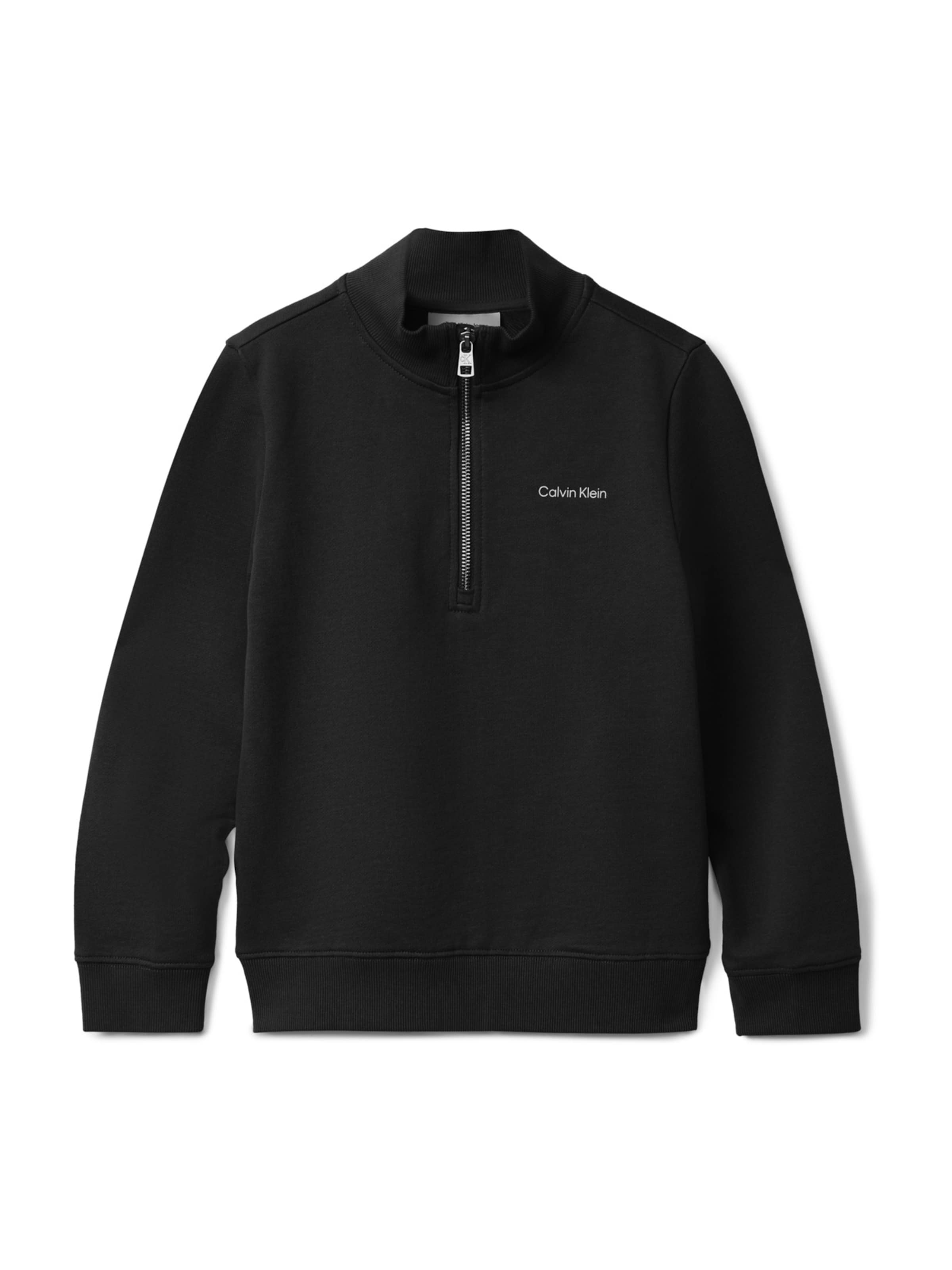 Calvin Klein JeansSweater majica - crna boja: prednji dio