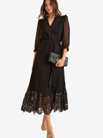 Robe love & roses en noir : devant