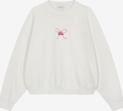 OH APRIL Sweater majica 'Shine Bright' veličine L u roza / crvena / bijela, Pregled proizvoda
