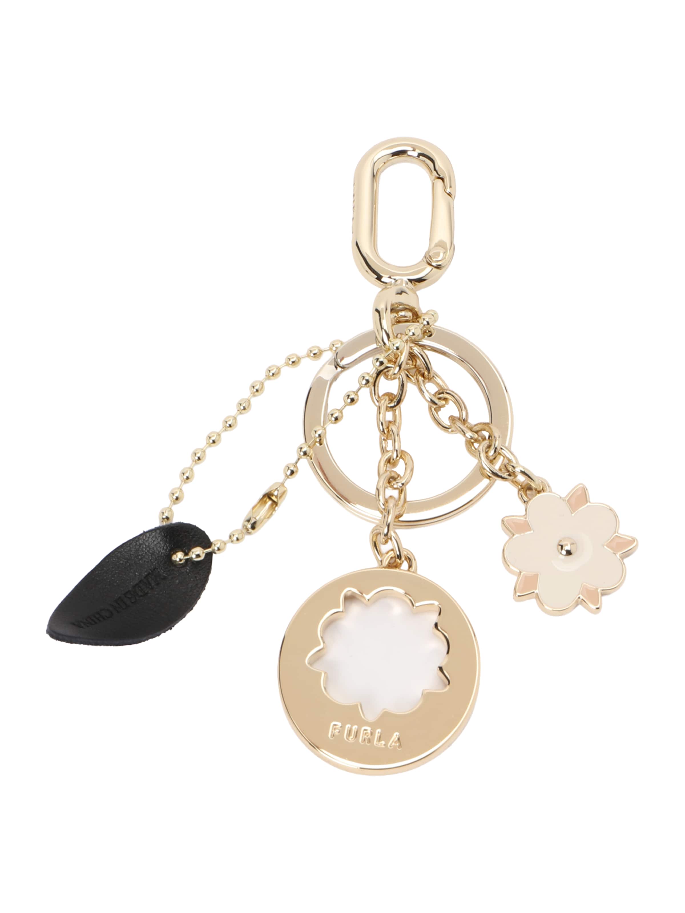 FURLA Nyckelring i vit: framsida