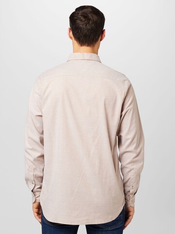 TOMMY HILFIGER Regular fit Button Up Shirt in Beige