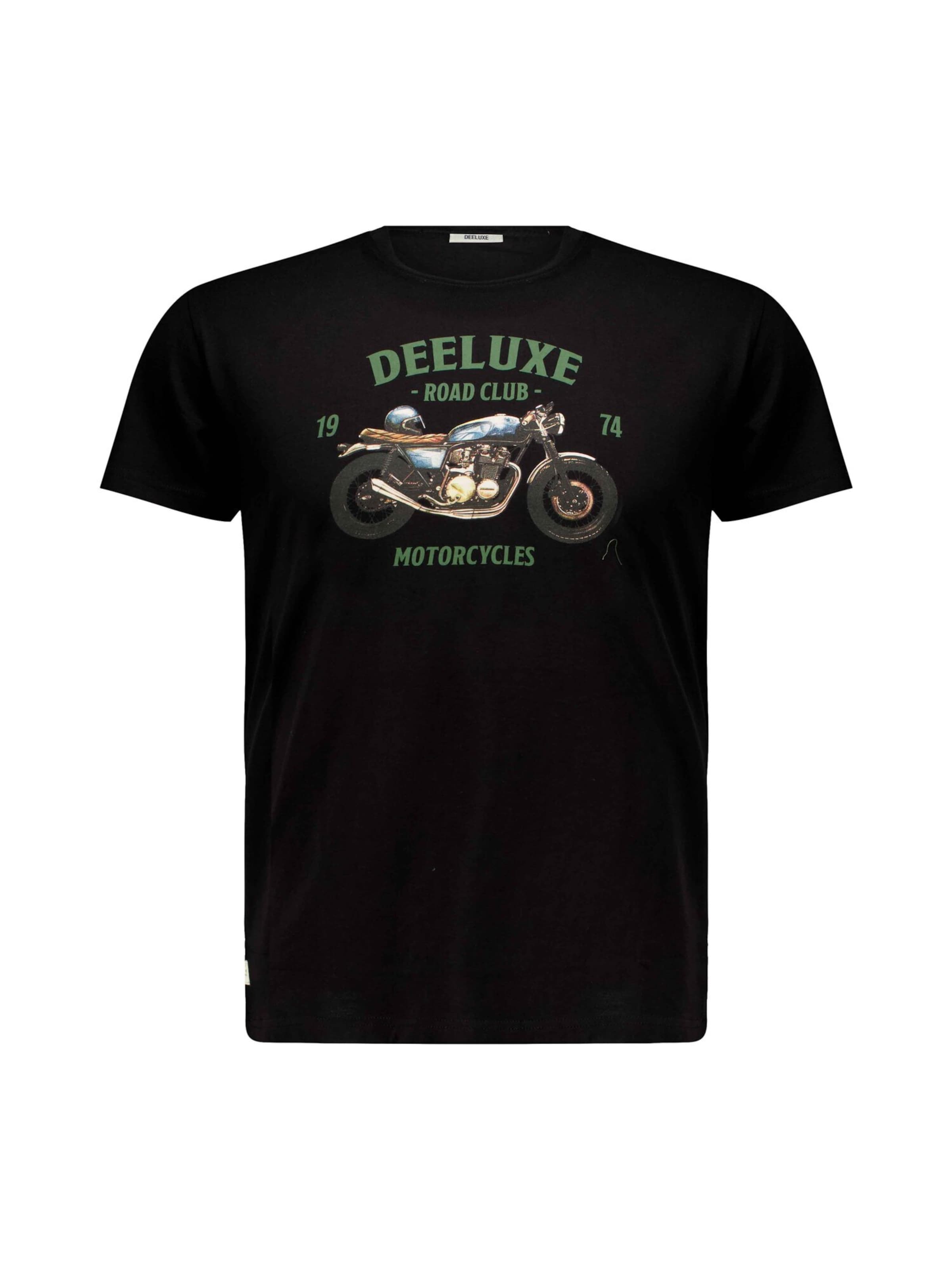 T-Shirt ' ROAD ' Deeluxe en noir : devant