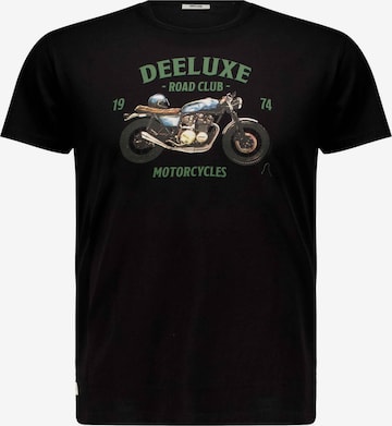 Deeluxe T-Shirt ' ROAD ' in Schwarz: Vorderseite
