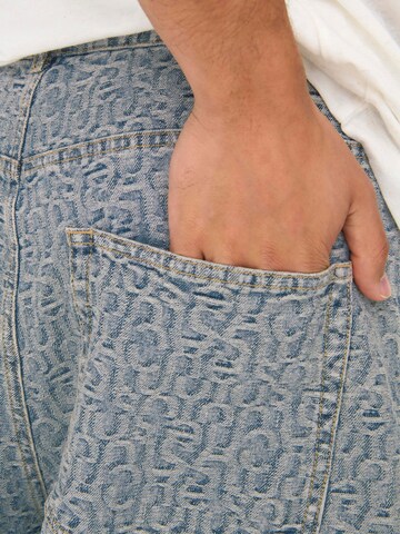 Loosefit Pantalon 'ONSCarl' Only & Sons en bleu