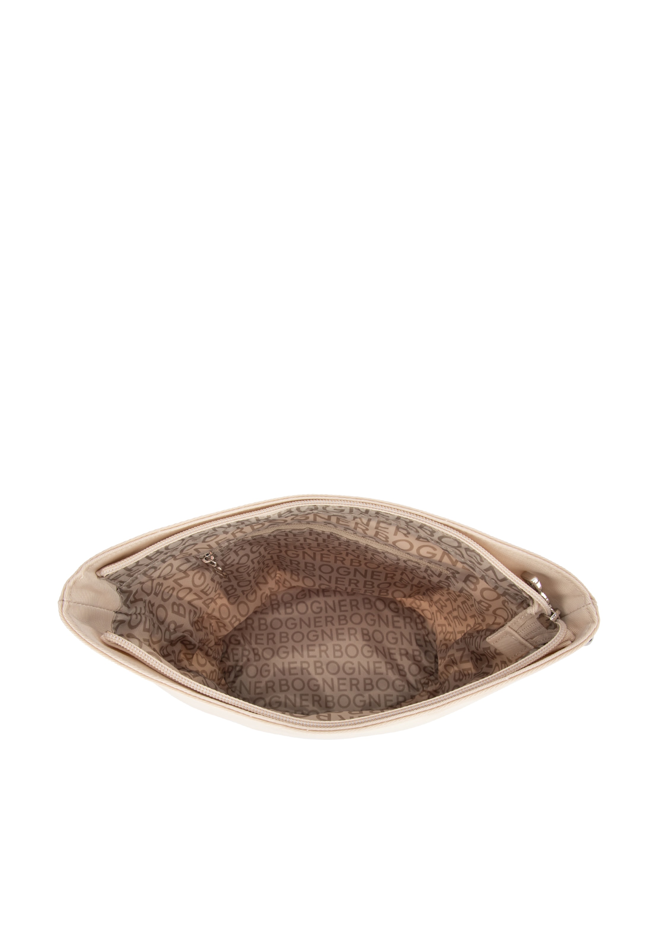 BOGNER Schultertasche 'Maxon' in Beige