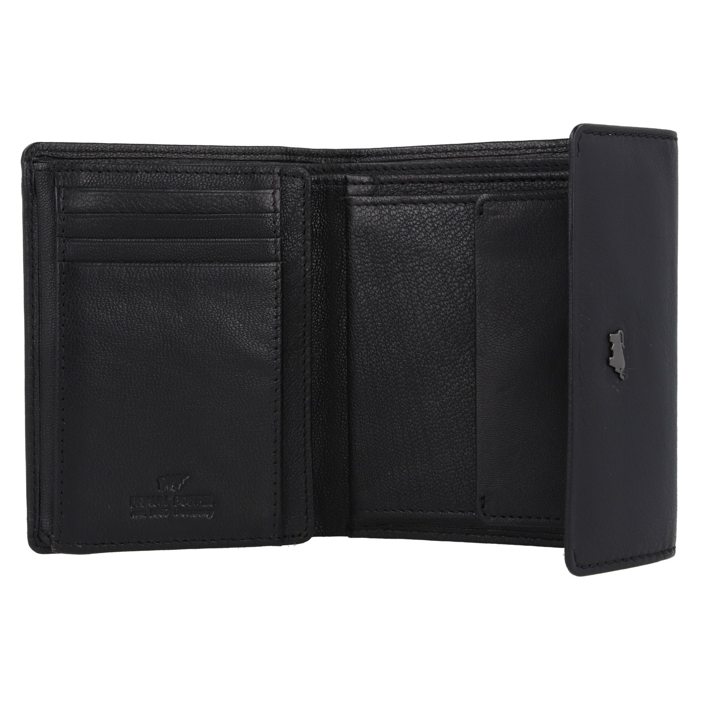 Braun Büffel Wallet 'Anna' in Black