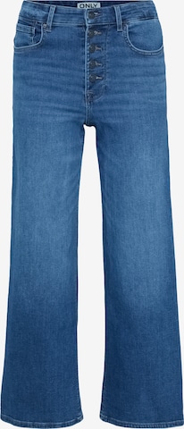 Only PetiteWide Leg/ Široke nogavice Traperice 'ONLMADISON BLUSH' - plava boja: prednji dio