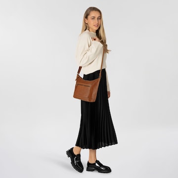 Sac bandoulière 'Colombiana' GREENBURRY en marron : devant